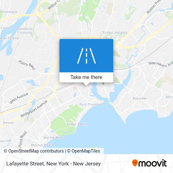 Mapa de Lafayette Street