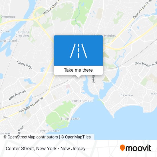 Mapa de Center Street