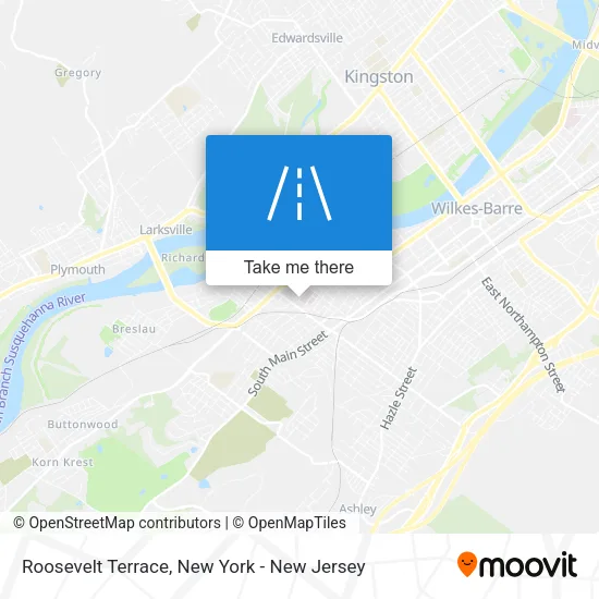 Roosevelt Terrace map