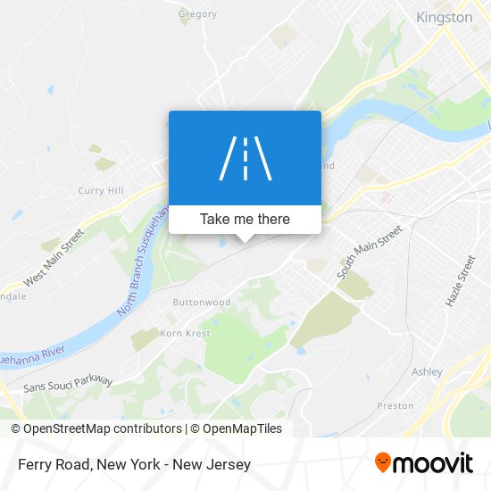 Ferry Road map