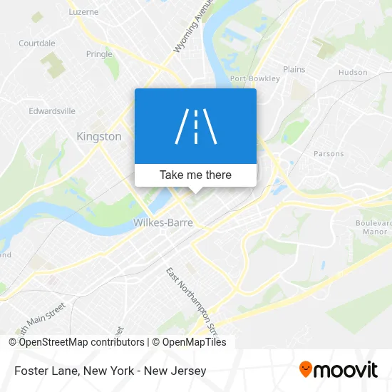 Foster Lane map