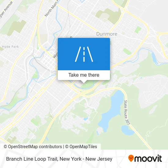 Branch Line Loop Trail map