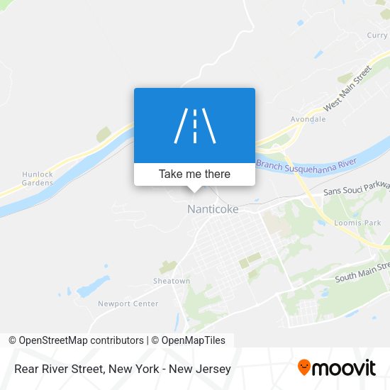 Mapa de Rear River Street