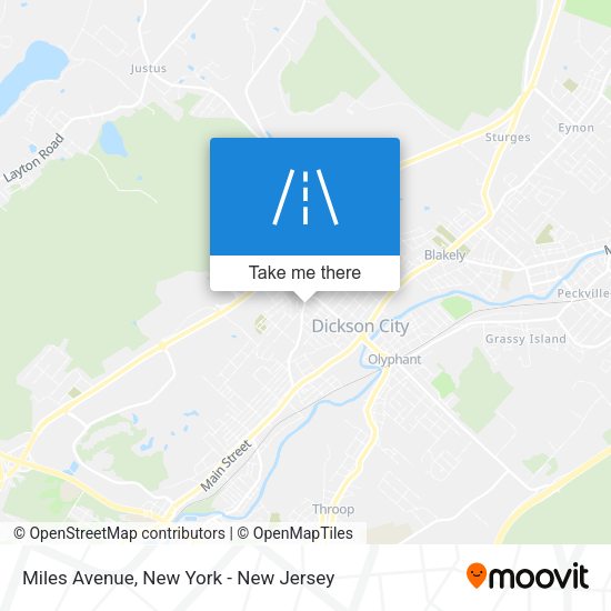 Mapa de Miles Avenue