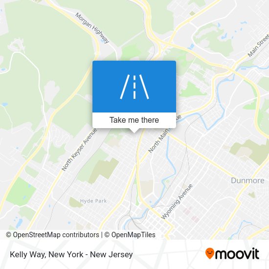 Kelly Way map