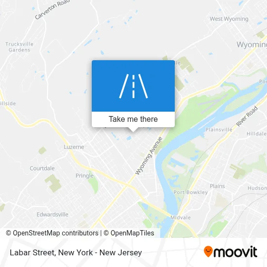 Labar Street map
