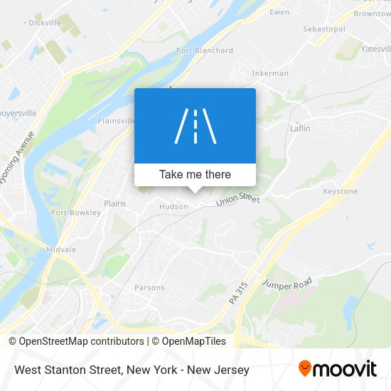Mapa de West Stanton Street