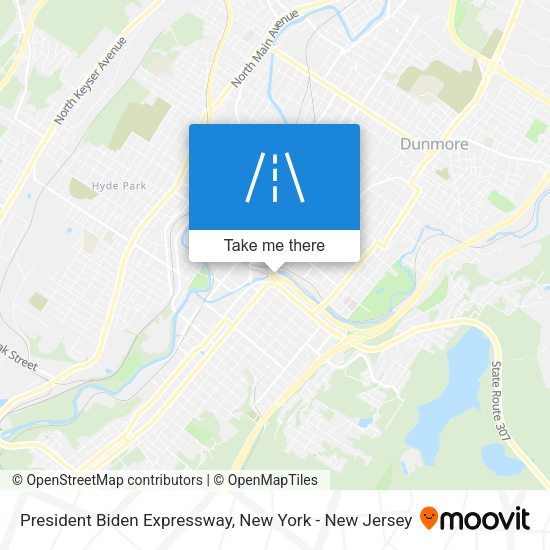 President Biden Expressway map