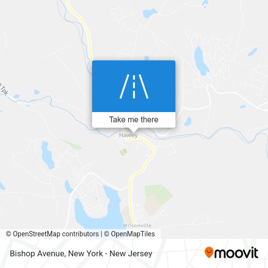 Mapa de Bishop Avenue