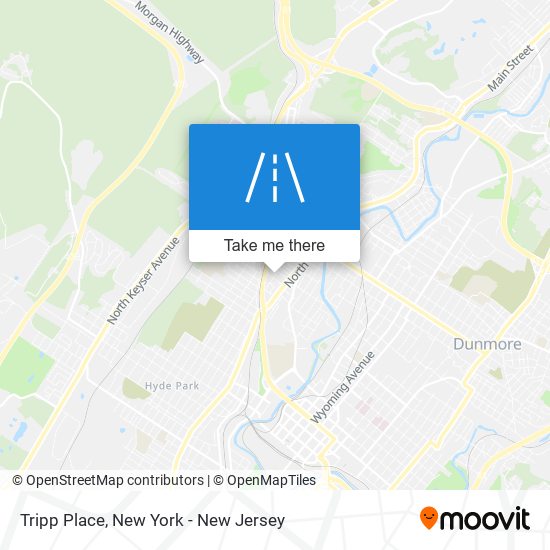 Tripp Place map