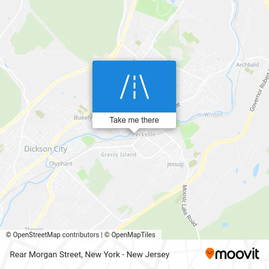 Rear Morgan Street map