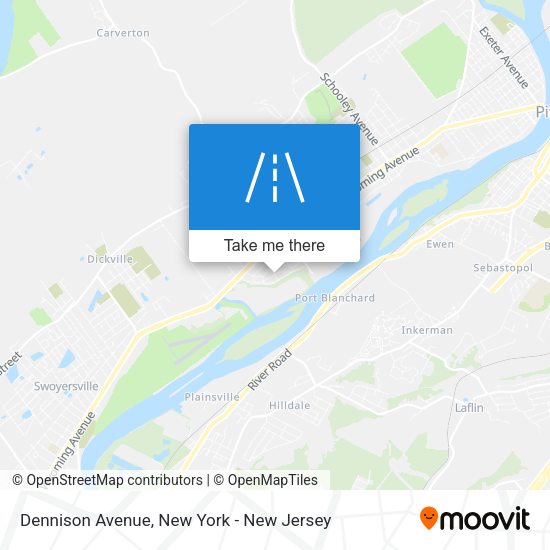 Mapa de Dennison Avenue