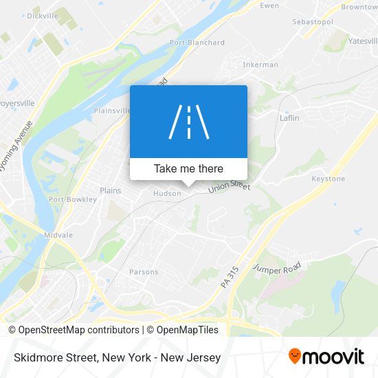 Mapa de Skidmore Street
