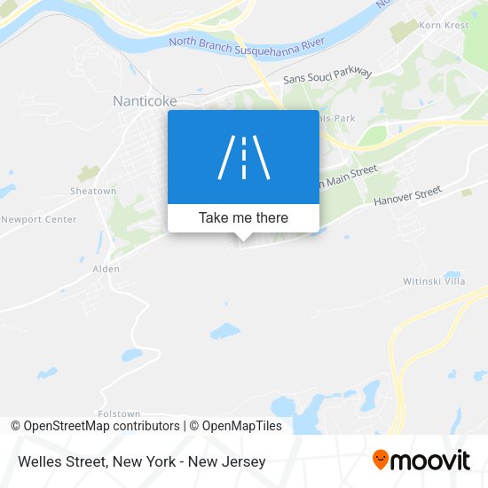 Mapa de Welles Street