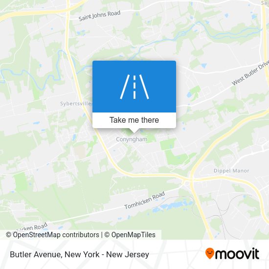 Mapa de Butler Avenue