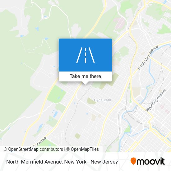 North Merrifield Avenue map
