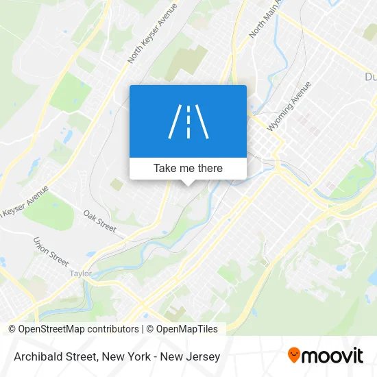Archibald Street map