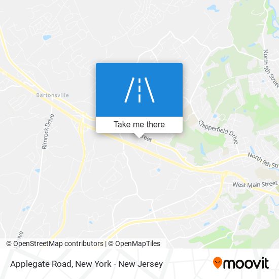 Applegate Road map