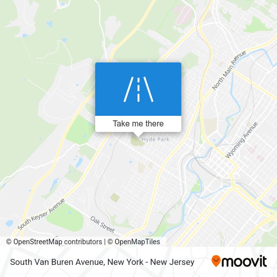 Mapa de South Van Buren Avenue