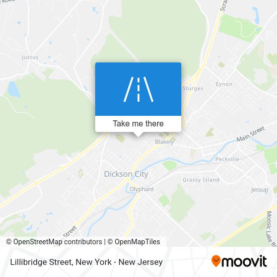 Mapa de Lillibridge Street