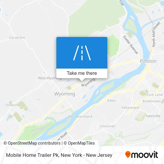 Mobile Home Trailer Pk map