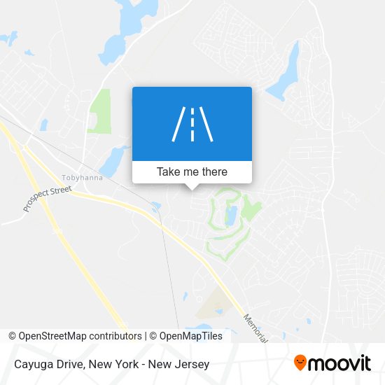 Mapa de Cayuga Drive