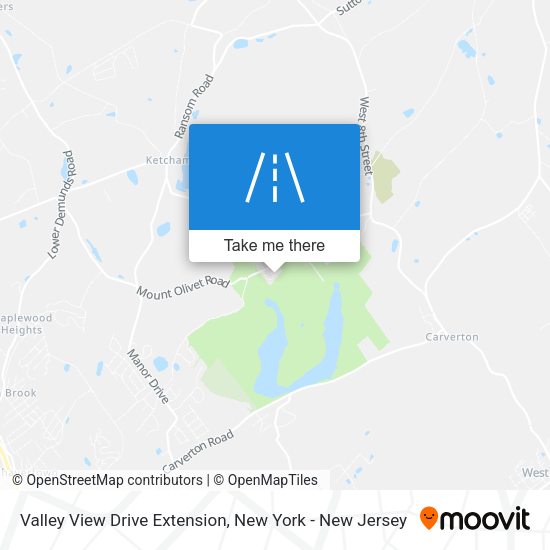 Valley View Drive Extension map