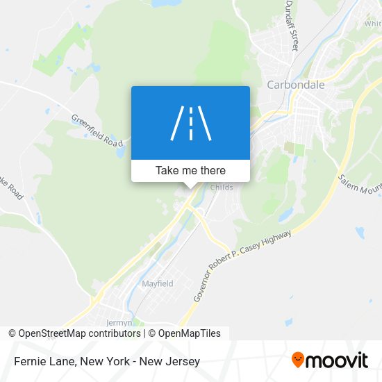 Mapa de Fernie Lane