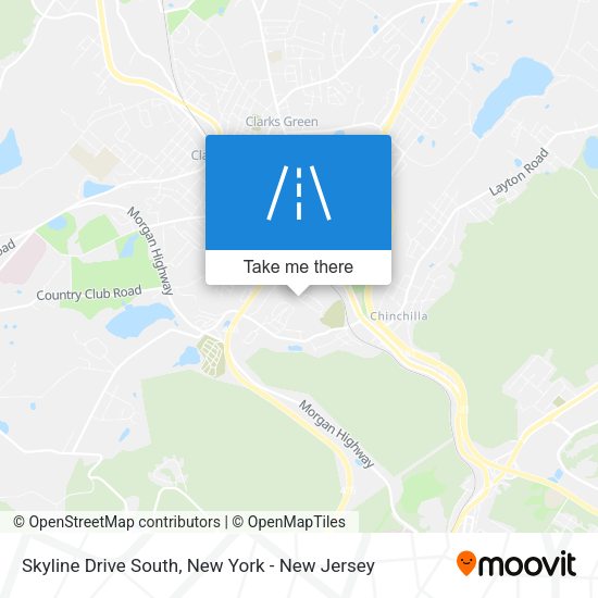 Mapa de Skyline Drive South