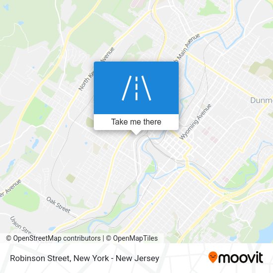 Mapa de Robinson Street
