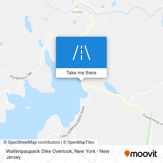 Wallenpaupack Dike Overlook map