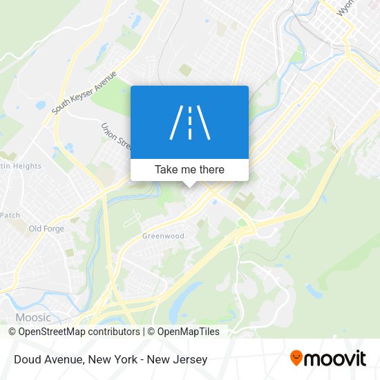 Doud Avenue map