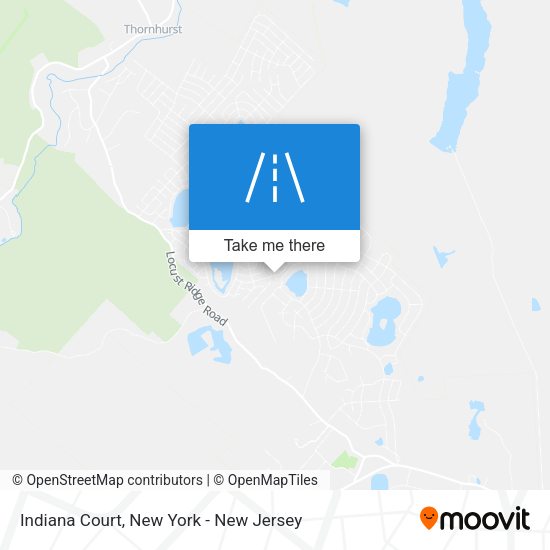 Mapa de Indiana Court
