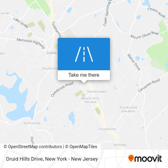 Mapa de Druid Hills Drive