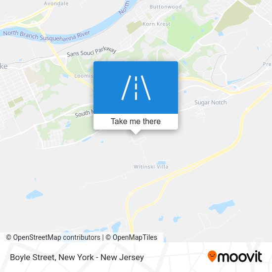 Mapa de Boyle Street
