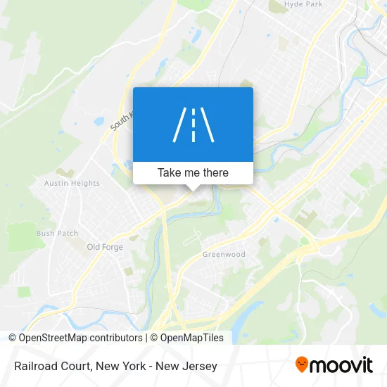 Railroad Court map