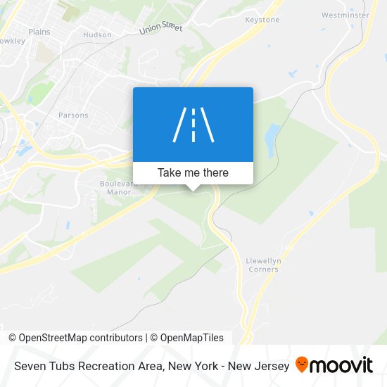Seven Tubs Recreation Area map