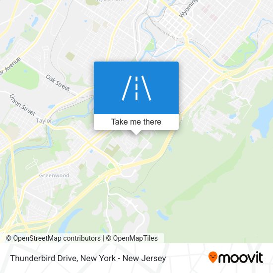 Mapa de Thunderbird Drive