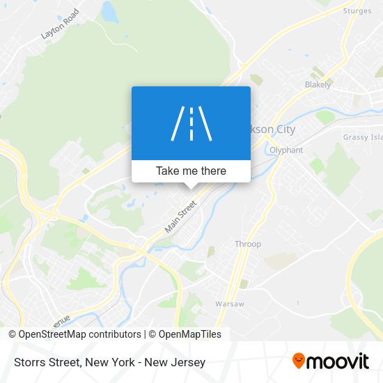 Mapa de Storrs Street