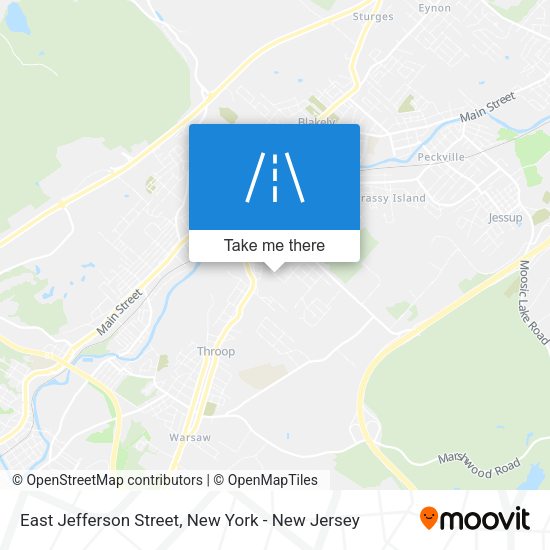 Mapa de East Jefferson Street