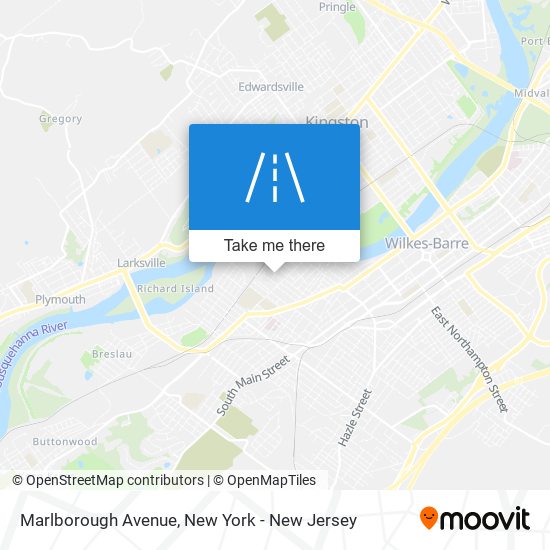 Marlborough Avenue map