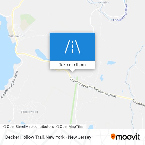 Mapa de Decker Hollow Trail