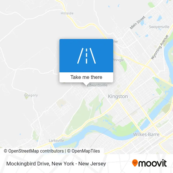 Mockingbird Drive map