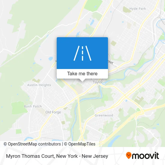 Myron Thomas Court map