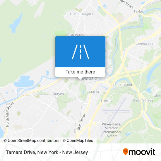 Tamara Drive map