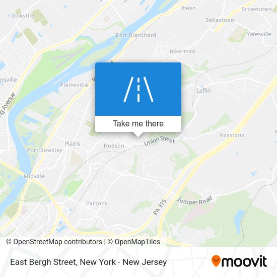 Mapa de East Bergh Street