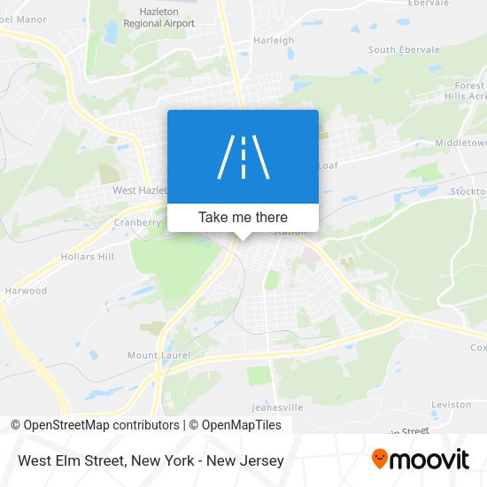 Mapa de West Elm Street