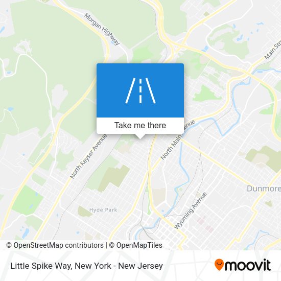Mapa de Little Spike Way