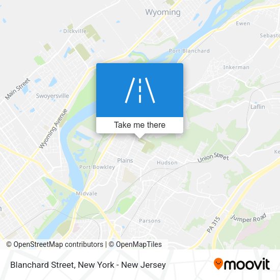 Mapa de Blanchard Street