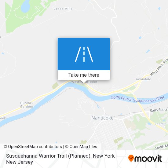 Susquehanna Warrior Trail (Planned) map